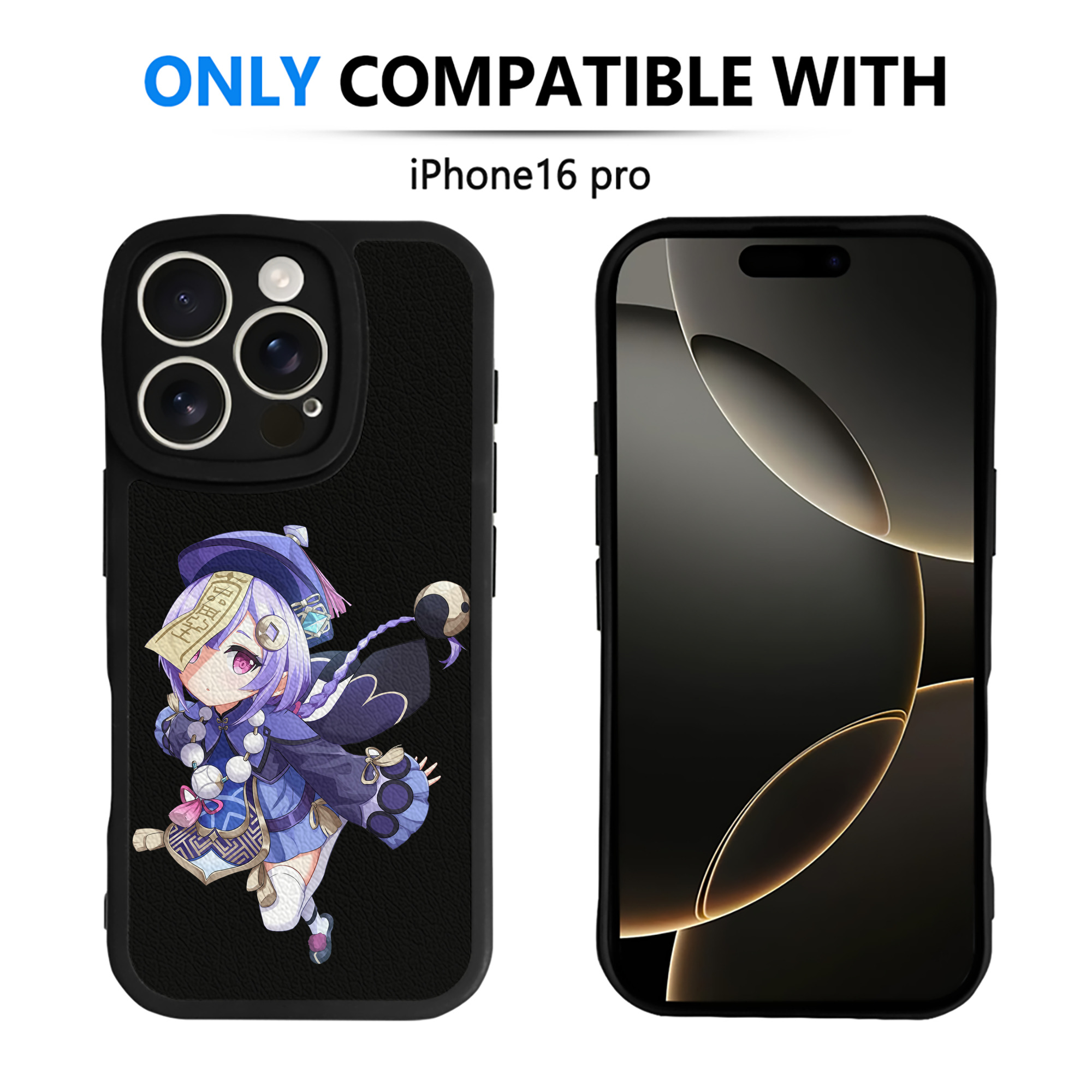 げんし神 七七 なな  genshin Nana 【iPhone 16シリーズ対応】シリコンスマホケース（レザー調） 材質：シリコン